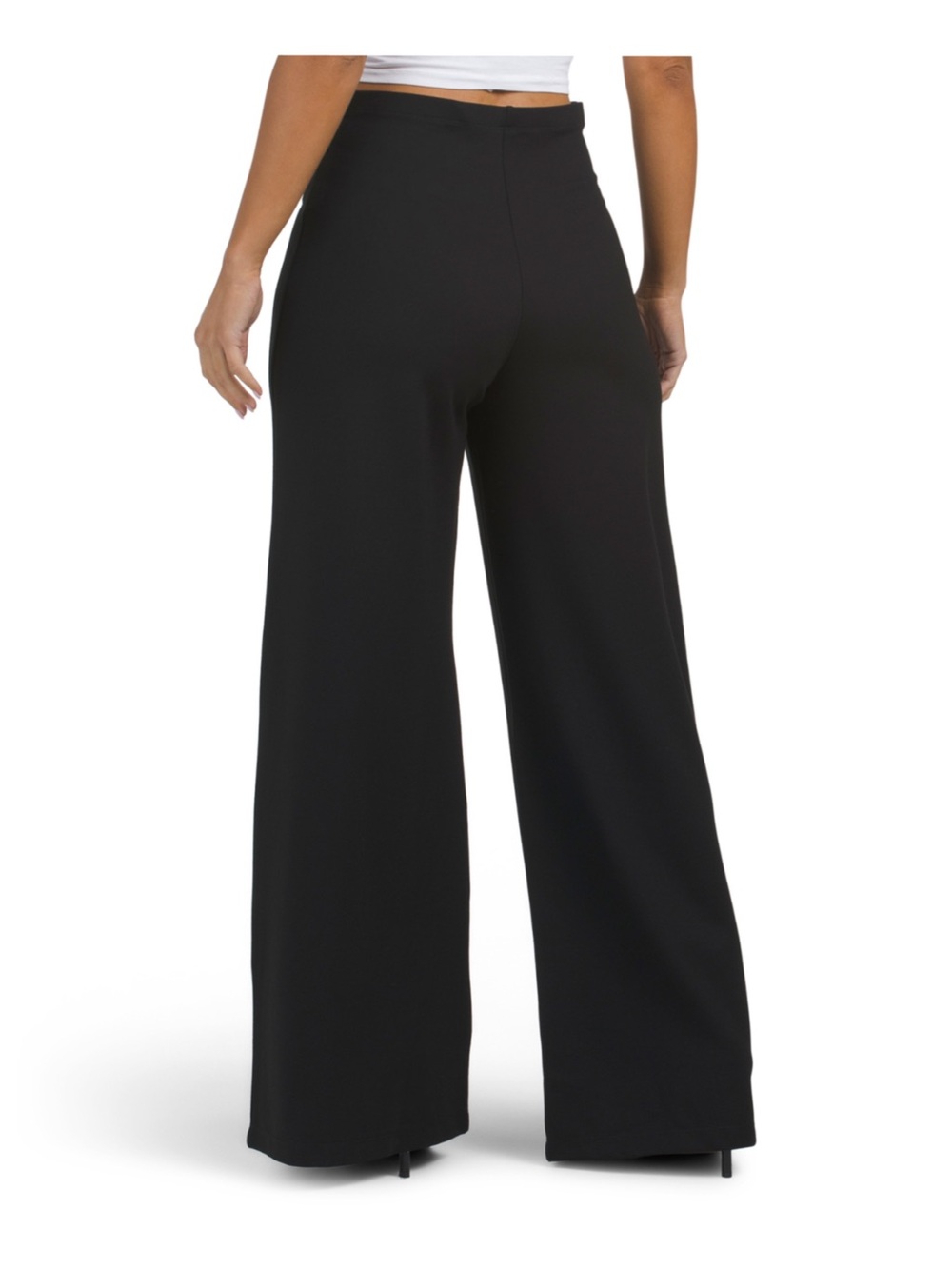 CeCe Black Wide Leg Pants - Picture 2 of 7